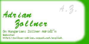 adrian zollner business card